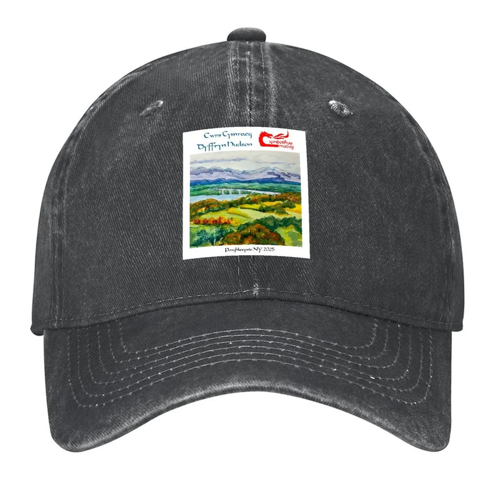 

Hudson Valley Welsh Course; Cwrs Cymraeg Dyffryn Hudson, Summer 2025 Baseball Cap Rave foam party Hat Icon Girl'S Hats Men's