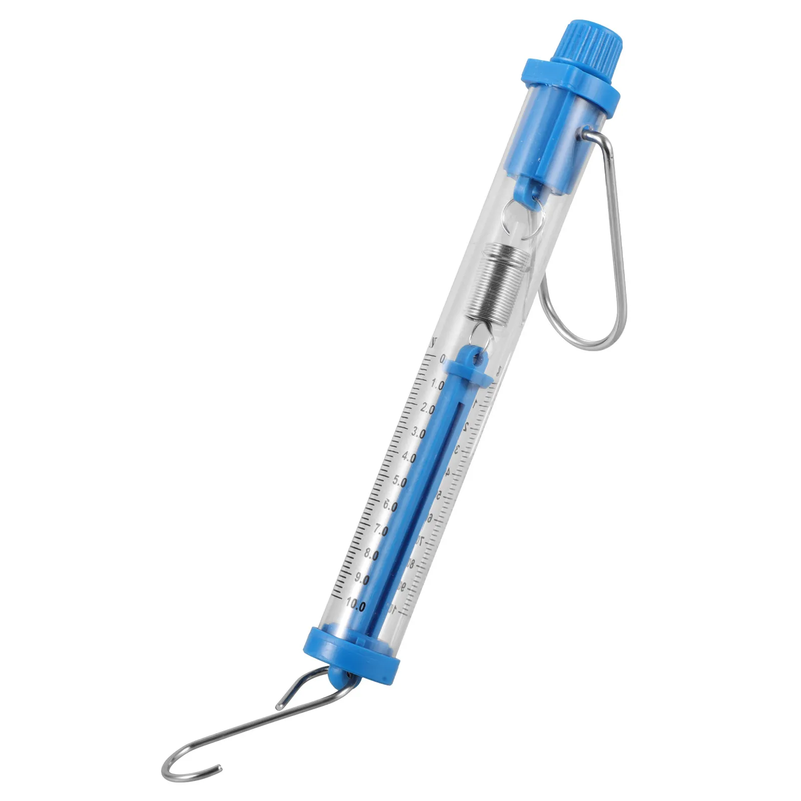 Spring Balance Tubular Hanging Tube Round Scale Accurate Force Meter for Physics Teaching Experimental Science Measurement