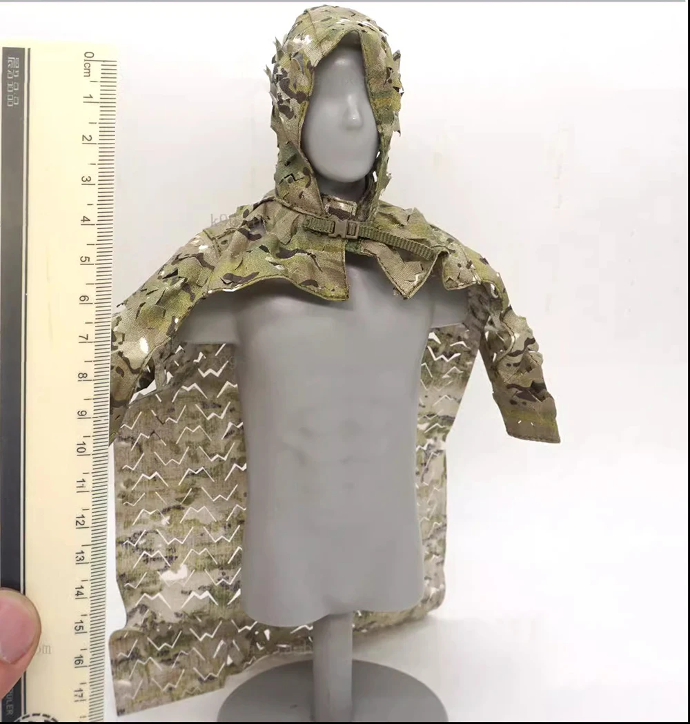 1/6 Easy&Simple ES 26063 US. 10th SFG Special Force Group Mini Toys Model CAMO Long Coat Cloak Not Real For 12