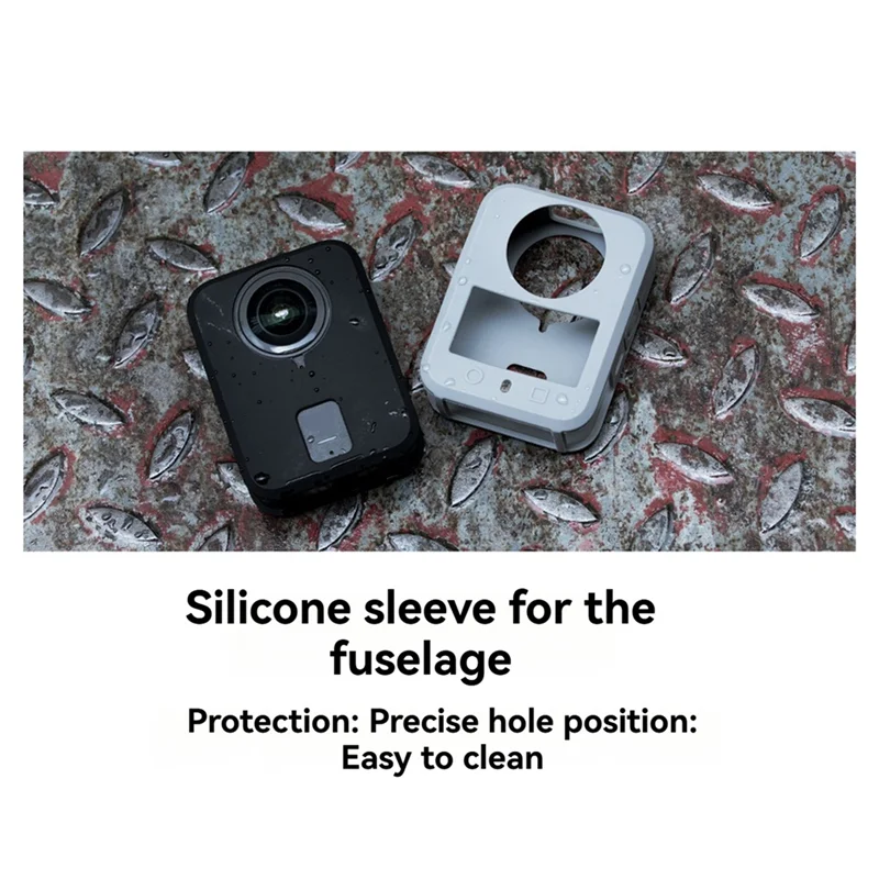 FFYY-For DJI Osmo 360 Silicone Protective Full Cover Shell Soft Silicone Case Camera Accessory For DJI Osmo 360