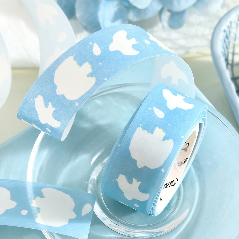 

20mm * 300cm/roll Spring Time Ballad Series Kawaii Creative Handbook Decoration Washi Tape DIY Diary Scrapbook Aesthetic Tape