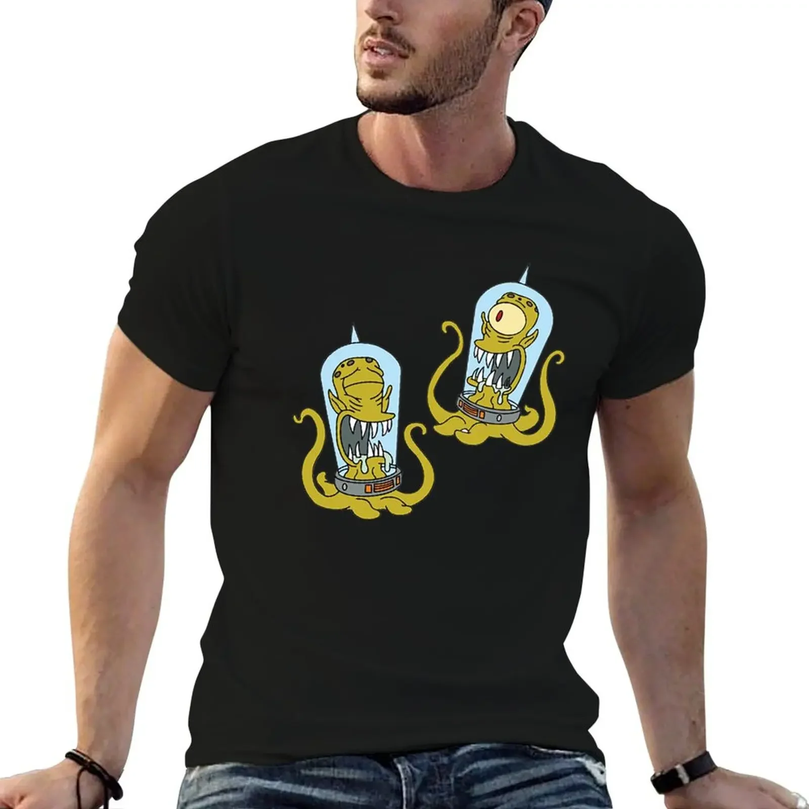 Kang and Kodos Treehouse of Horror Classic T-Shirt graphic t shirts sublime men clothes