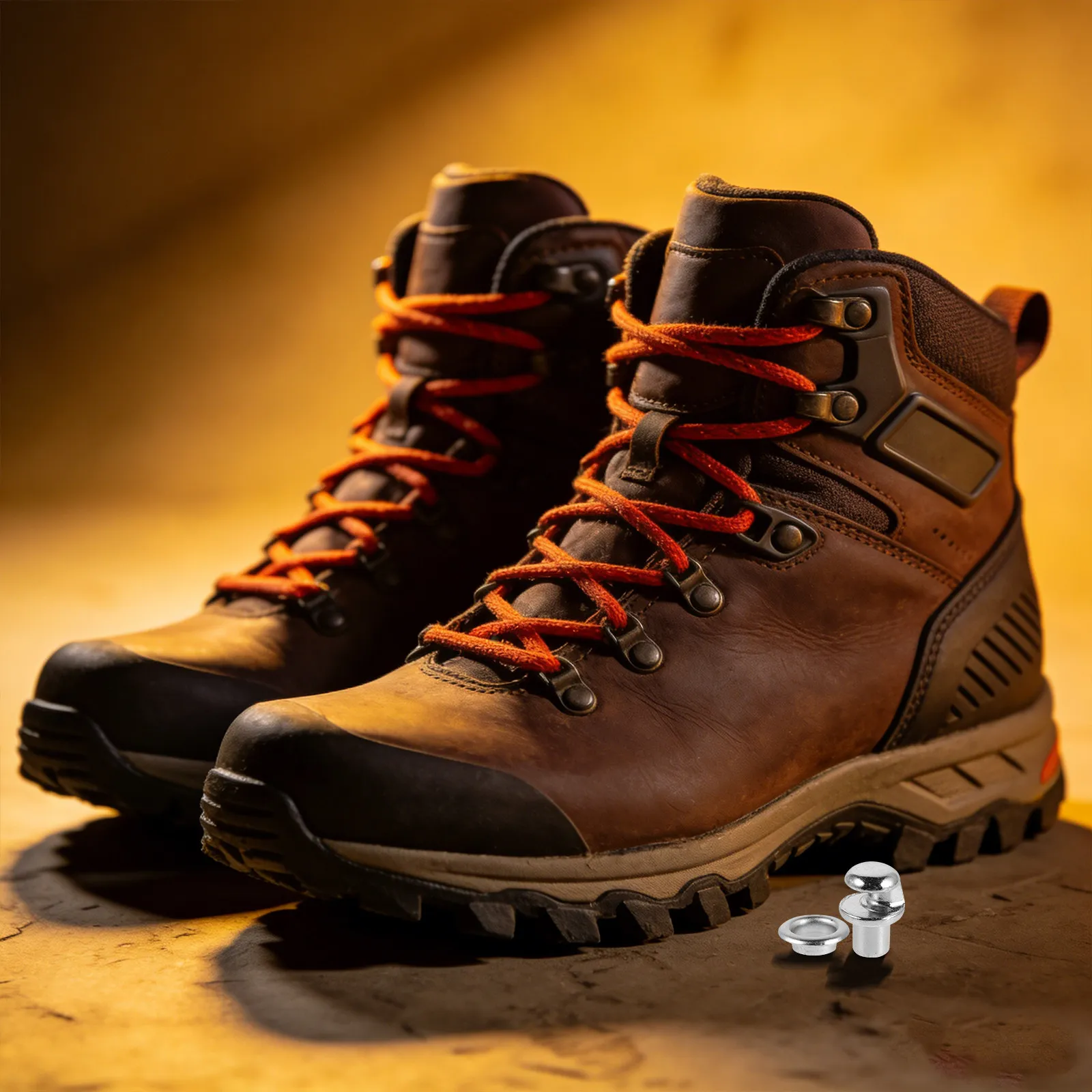 

Набор из 50 металлических пряжек для шнурков и крючков для обуви: для походов, работы, активного отдыха, декоративные застежки для обуви