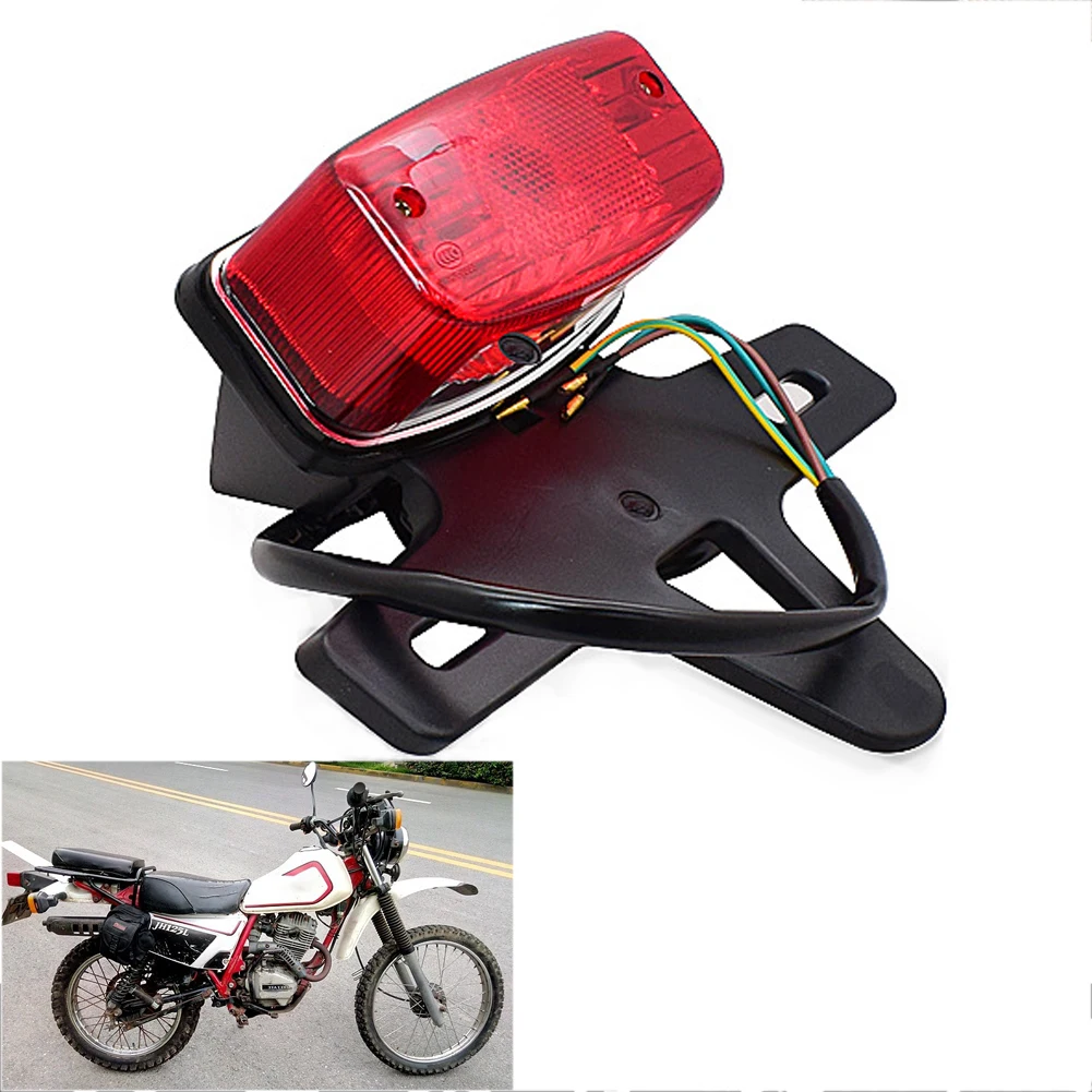 12V Motorcycle Tail Lamp Rear Taillight For Jialing Honda JH125L JL125 DirtBike Motocross Rear Brake Stop Light  XL125 Universal