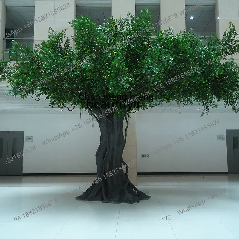S7486 ss Imitative Tree Frp Fake Trees Large Banyan Indoor Wrapped Pillars Banyan Large Hall Wedding Tree