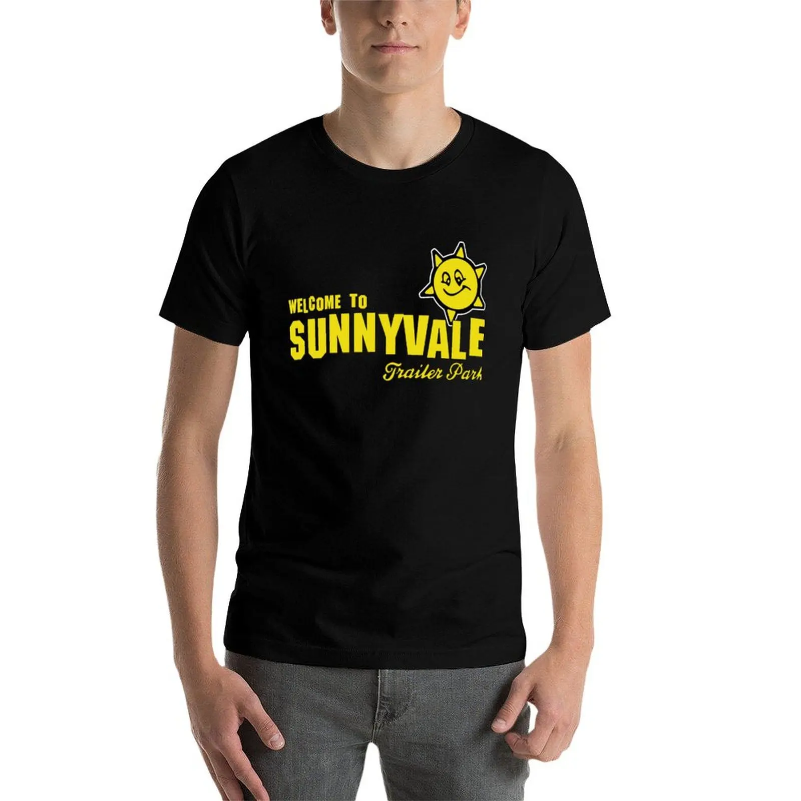 

Welcome to Sunnyvale Trailer Park T-Shirt t shirt man designer man t shirts graphic t shirt custom print T-Shirt