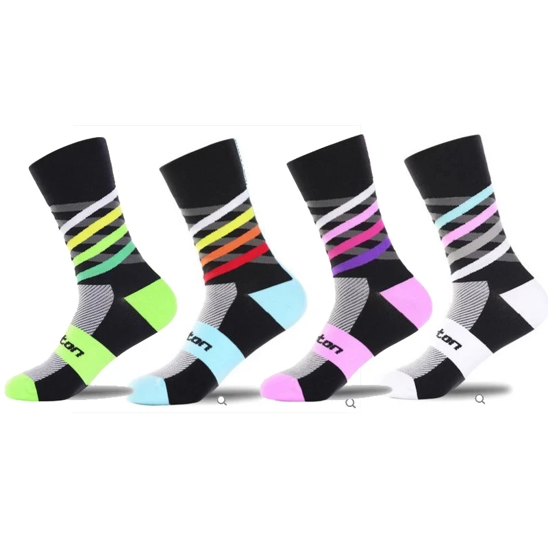 4 Pairs Cycling socks High Quality compression socks men women soccer socks basketball socks Football Socks Tennis Sport Socks