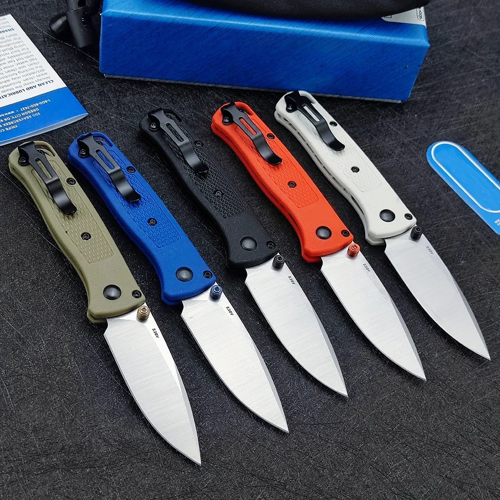 Mini Bugout BM 533 Folding Pocket Knife 2.75 Sharp Blade Wilderness Tactical Camping Survival Knife EDC Tools for Man Gift