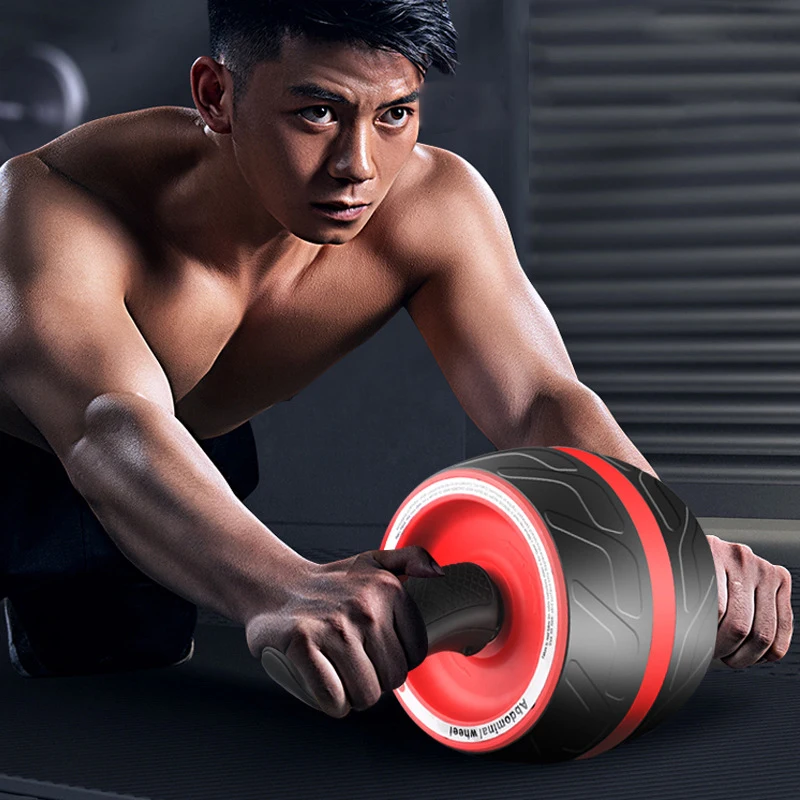 Automatic Rebound Abdominal Wheel Abdominal Muscle Training Yoga Mute Men And Women Home Weight Loss Yoga Fitness Roller