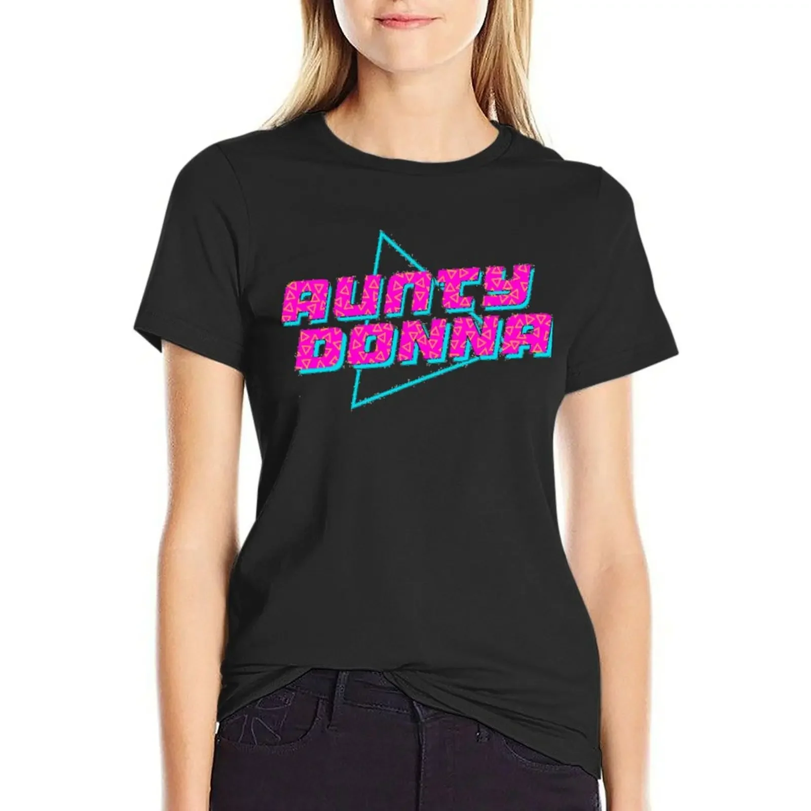 Aunty Donna logoClassic T-Shirt cute tops funny aesthetic clothes plus size t shirts for Women loose fit