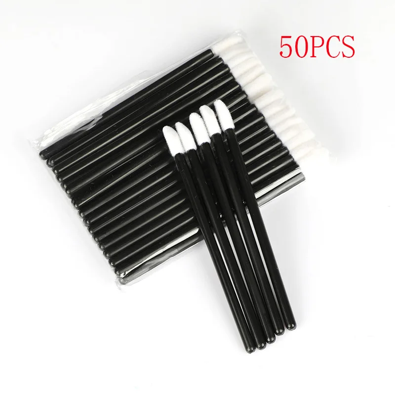 50/500/1000pcs Disposable Lip Brush Makeup Mascara Wands Lipstick Micro Brushes Applicators Cleaner for Eyelash Extension