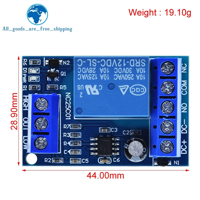 TZT 2 in 1 pompa versare acqua Controller automatico DC 12V sensore di livello del liquido interruttore modulo relè per acquario Waterhouse Irriga