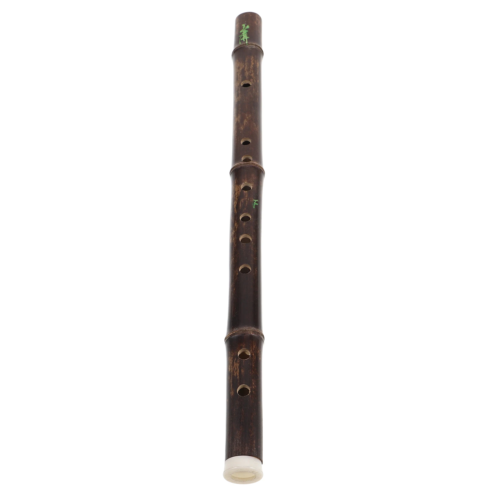 

Six Hole Bamboo Flute Vertical Handmade Wind Instrument Exquisite Wood for Professionals and Kids