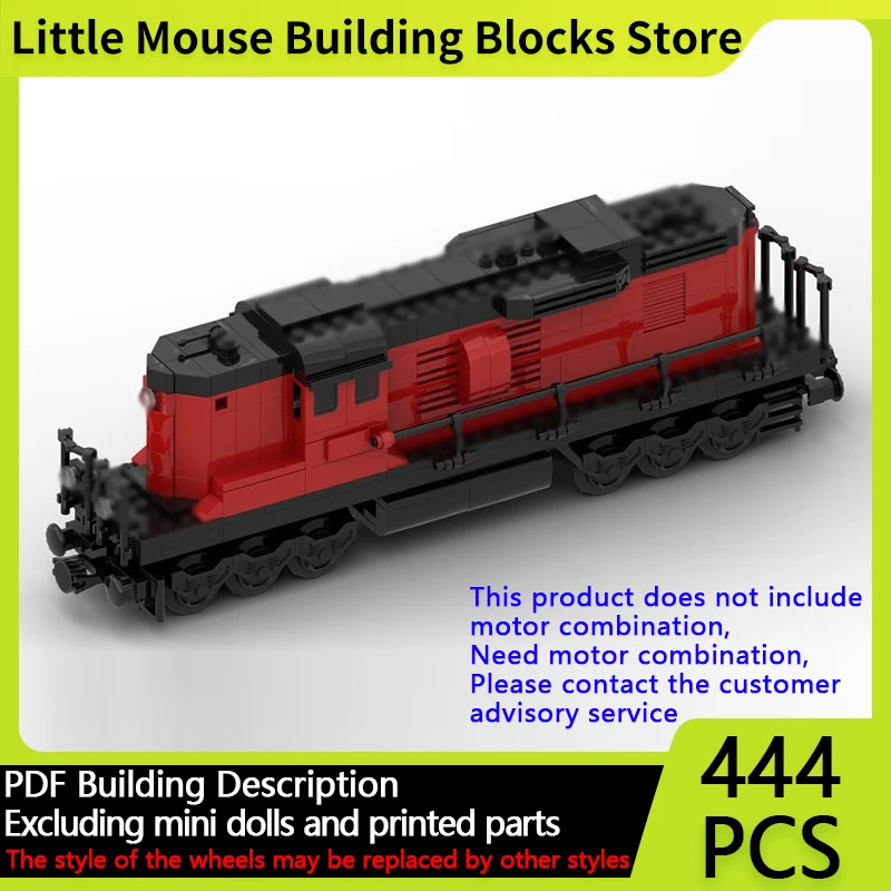 

Модель городского автомобиля MOC, модель кирпича, 08, электрический локомотив, модульная технология, подарки, праздник, сборка, детские игрушки, костюм