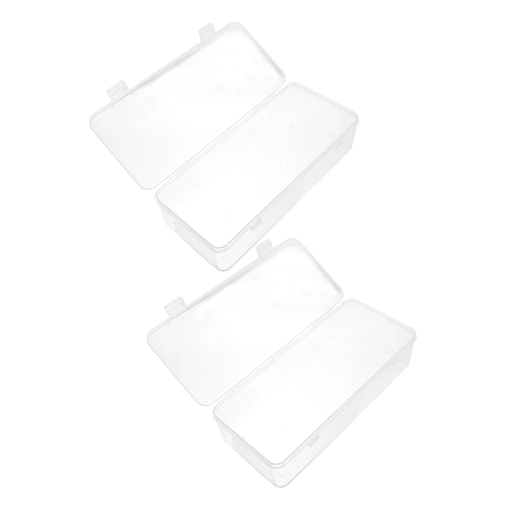 

2pcs Cheese Slice Containers Transparent Large Capacity Boxes PP Fridge Storage Secure Lid Food Organizer Snack Holder