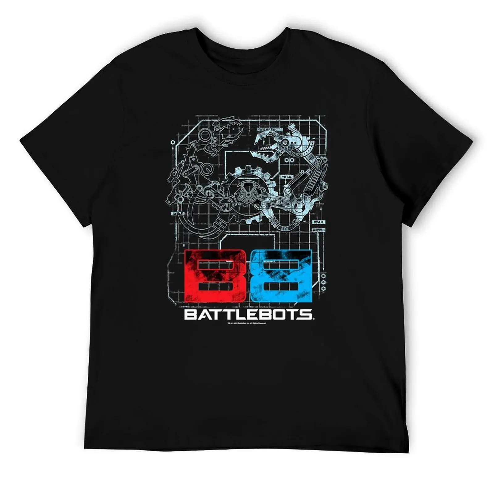 

Battle_Bots Robot Schematics Logo T-Shirt funny t shirts cotton man graphic t shirt T-Shirt