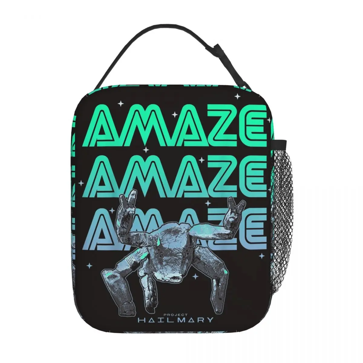 Movie Project Hail Mary Insulated Lunch Bag for Women Kids Leakproof Food Boxes Thermal Lunch Box Tote