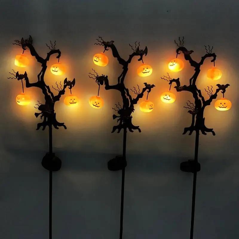 

Solar Pumpkin Lights Waterproof Halloween Pumpkin Lantern Outdoor Garden Decorative Pumpkin Lamp For Halloween Theme Decor