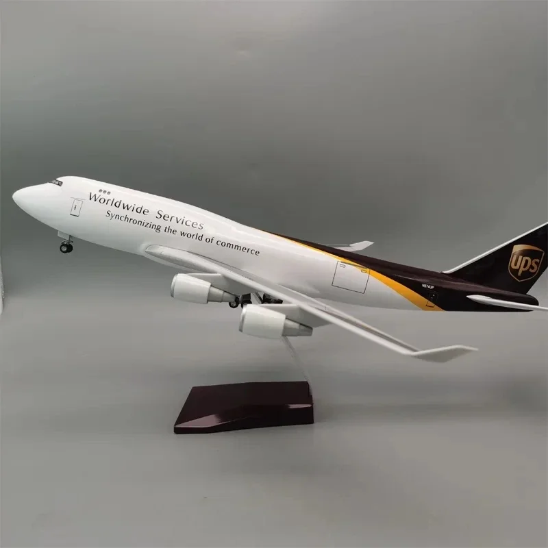 Scale Model Boeing 747-400 1:160 Civil Aviation Cargo Airplane Aircraft Airlines Collection Toys Display For Fan Decoration Gift