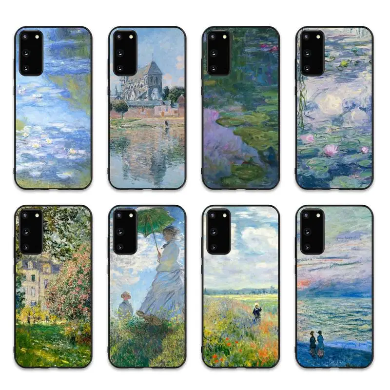 Claude Monet Phone Case for Samsung S10 21 20 9 8 plus lite S20 UlTRA 7edge