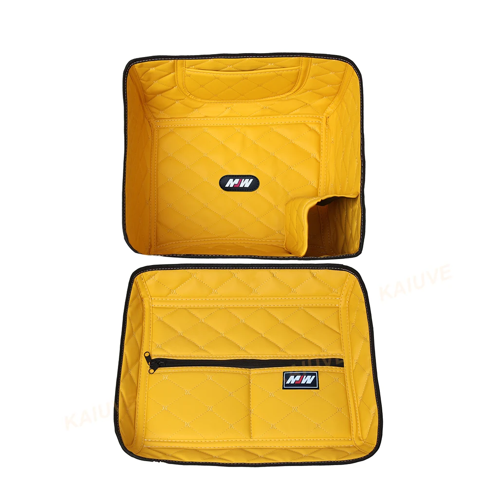 45L Universal Motorcycle Tail Top Box Cover Pad Luggage Case Storage Toolbox Inside Liner Inner Lining Cushion PU Leather