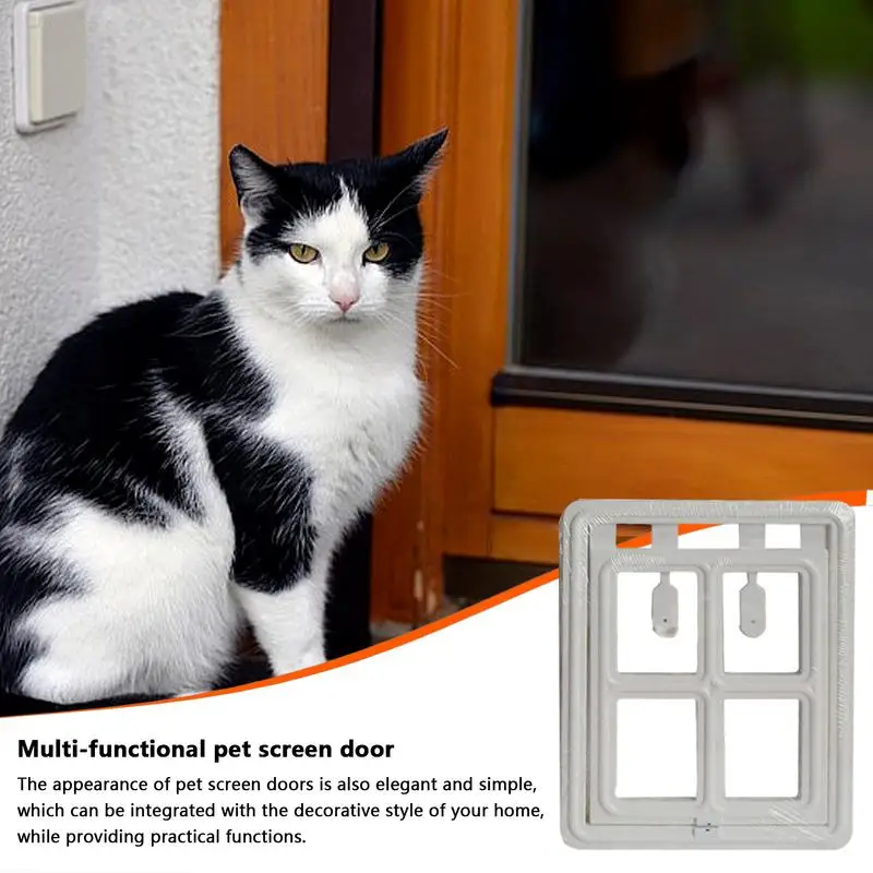 Magnetic Dog Door Magnetic Cat Door For Window Pet Safe Doggie Door Pet Must Have Easy Setup Pet Door For Dog Cat Kitten Puppy