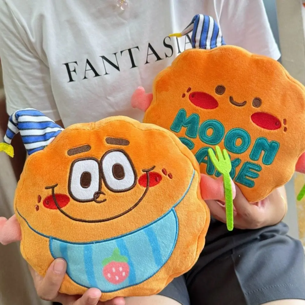 Mid-Autumn Festival Mooncake Kissen Spielzeug Interaktive handgemachte 3D Simulation Mooncake Kissen Bequeme weiche Mond Kuchen gefüllt