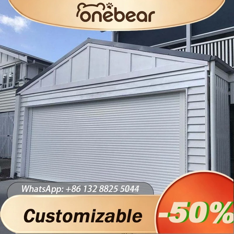 Any Size Custom Modern Electric Aluminum Bi Fold Garage Door Auto Sliding High Quality Suitable For Home Commercial Outdoor Use