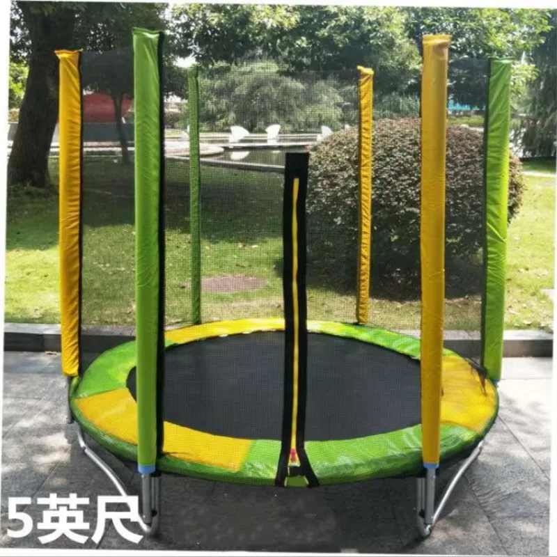 

For Sale Cheap with Enclosure Safety Net Steel Big Garden Round Outdoor Trampoline 5FT 6FT