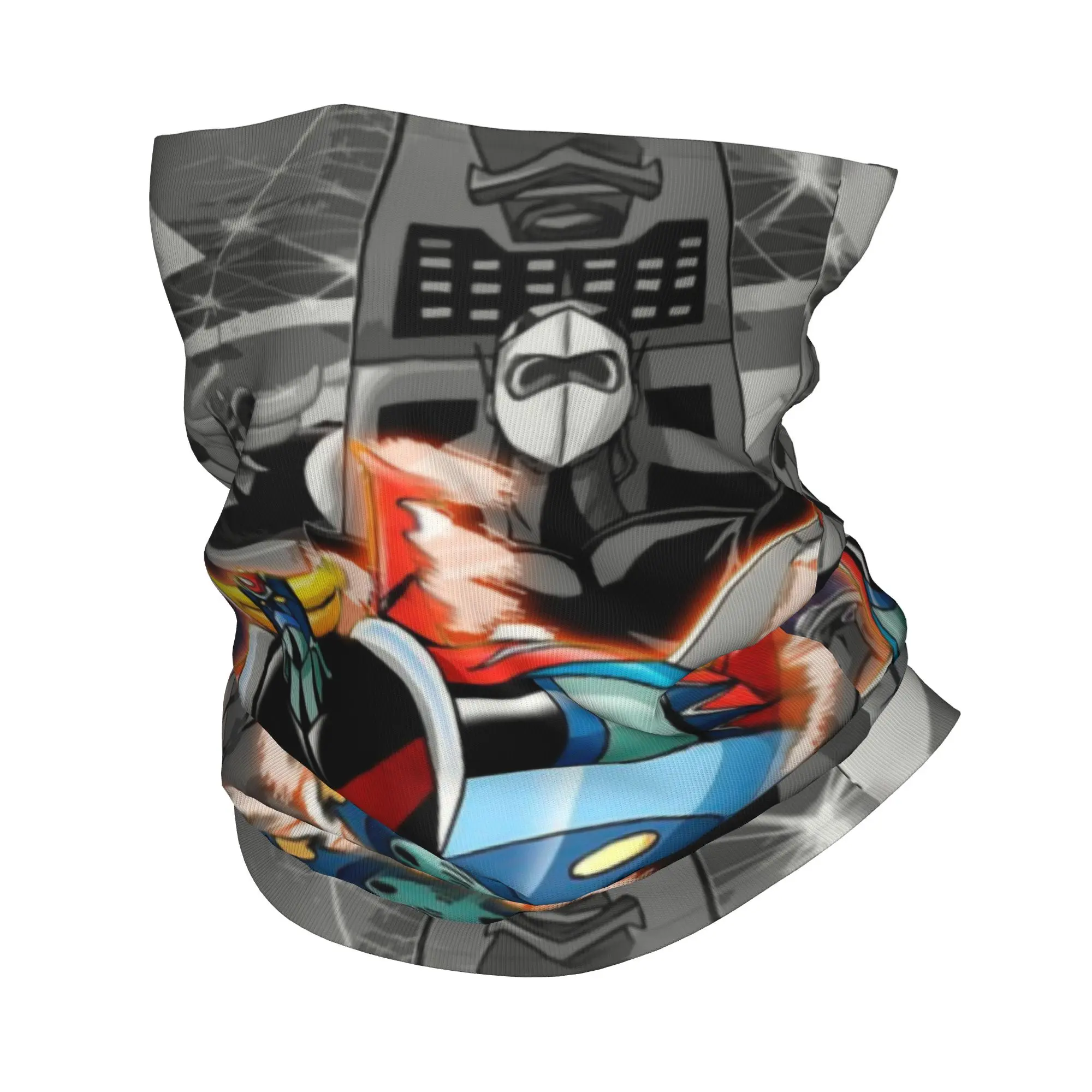 Goldrake Goldorak Anime Mazinger Z Bandana Neck Gaiter UV Protection Face Scarf Cover Robot Grendizer Headwear Tube Balaclava