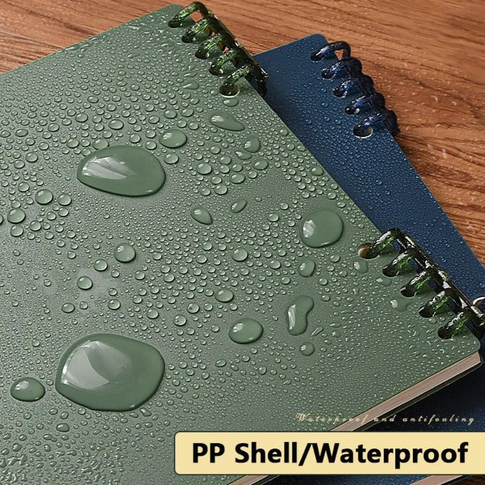 60Sheets/Book A5 Loose-leaf Notebook Flip Up Color Diary Book Horizontal Line Inner Pages Detachable Notepad School Office