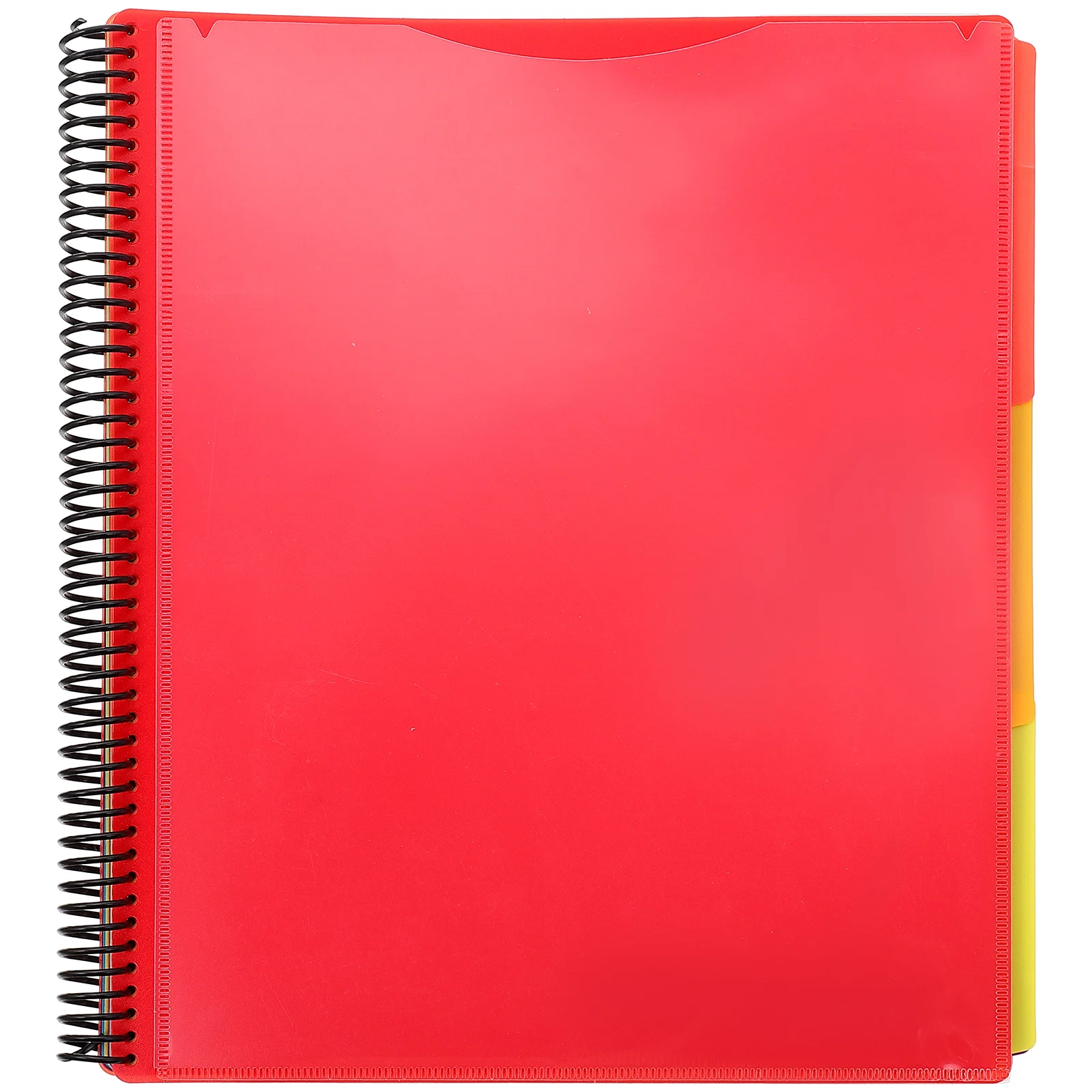 

Coil Notebook Folder Document for Large Number of Files Paper Organizers Container Plastic Folders Household Documents Pp