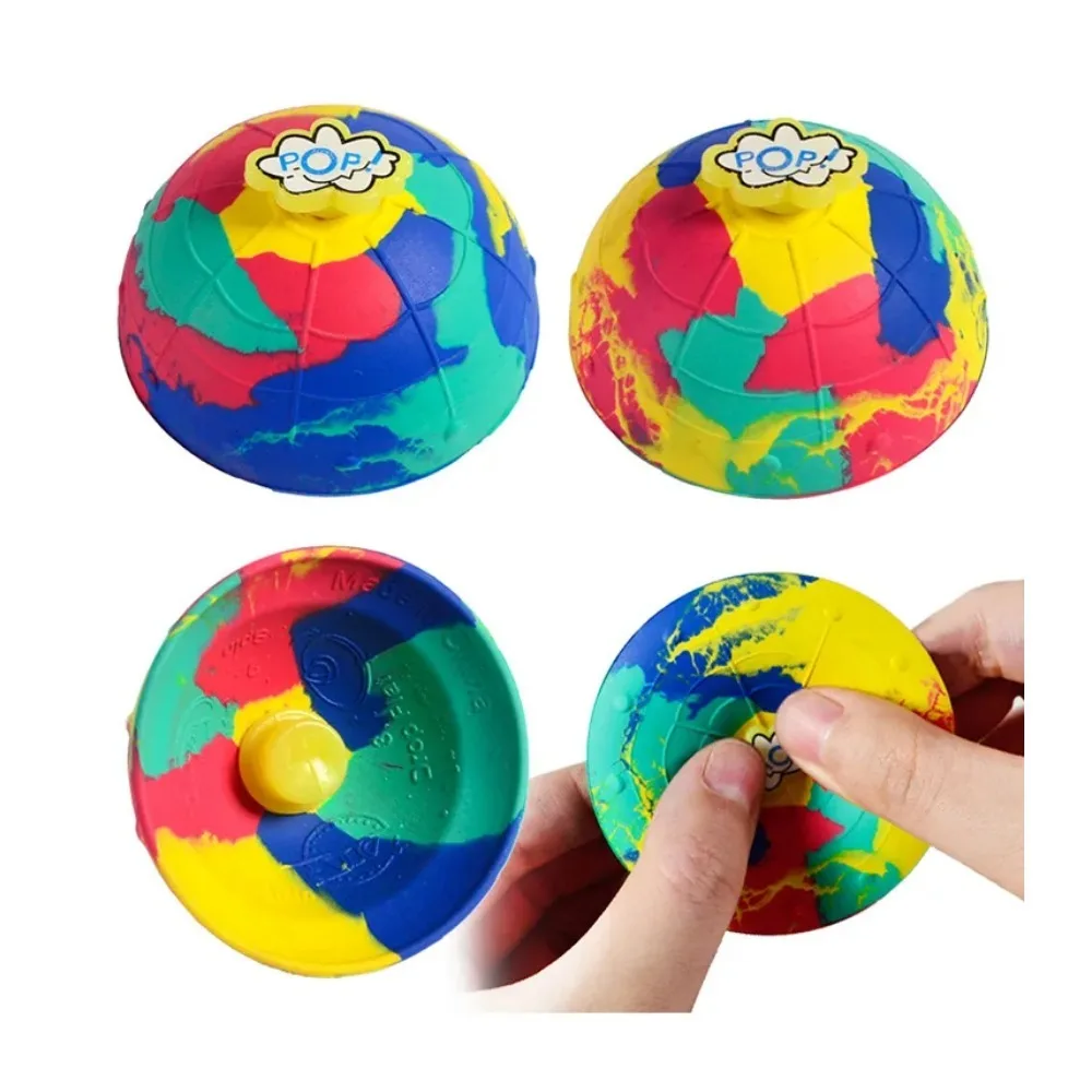2026 1Pc Camo Bounce Bowl Creative Outdoor Sports Hip Hop Jumps Relief Toy For Kids