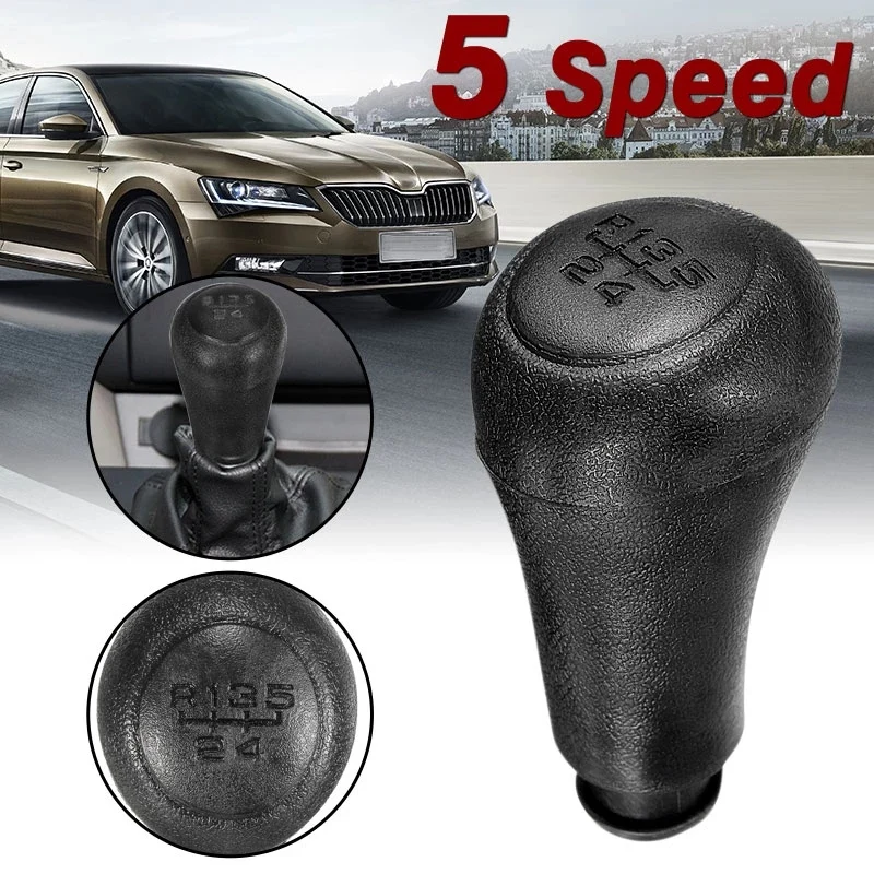 A42R-5 Speed Manual Shift Gear Knob Lever Gaitor Boot Cover for Golf MK3 Vento 91-98 T4 90-03 1H0711141A Gear Shift Knob