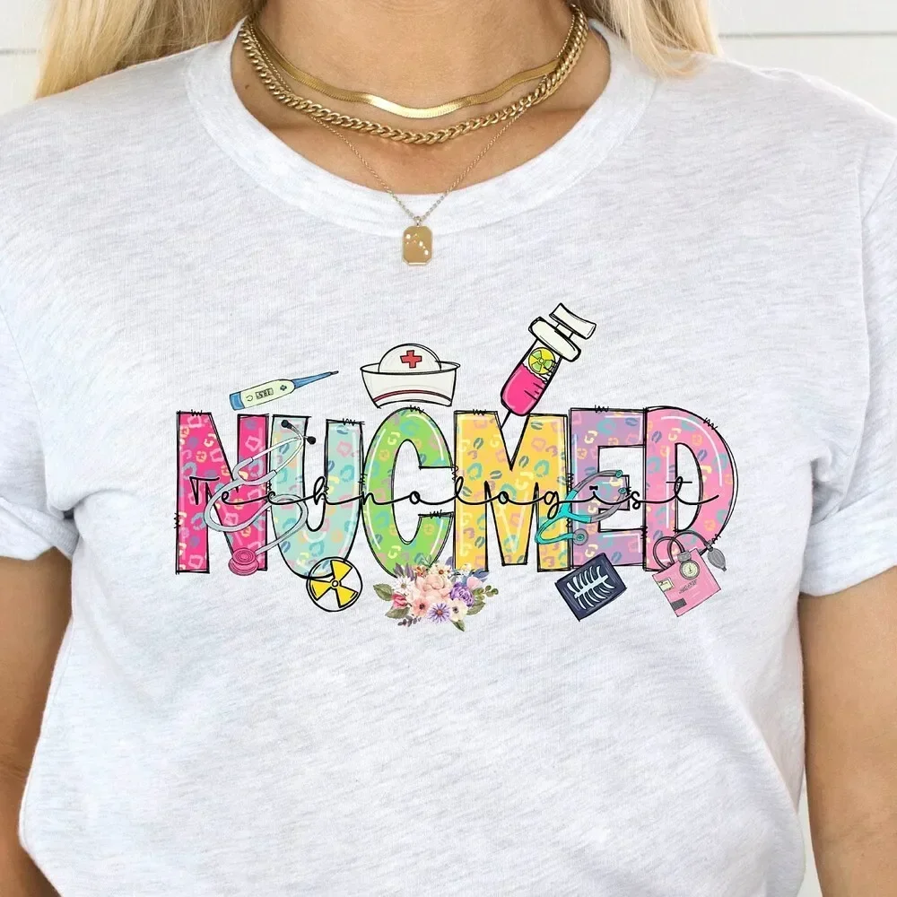 Nucmed Technologst T Shirt Nuclear Medicine Technologist Radiology Tech Cute