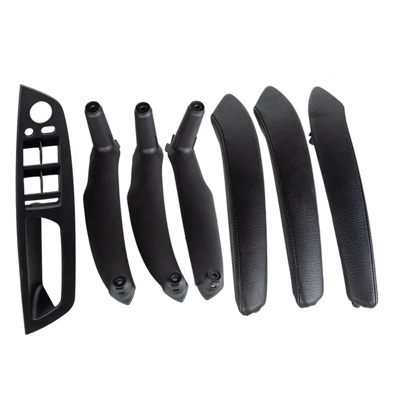 LHD RHD Car Inner Door Whole handle with Leather PCS Set MW