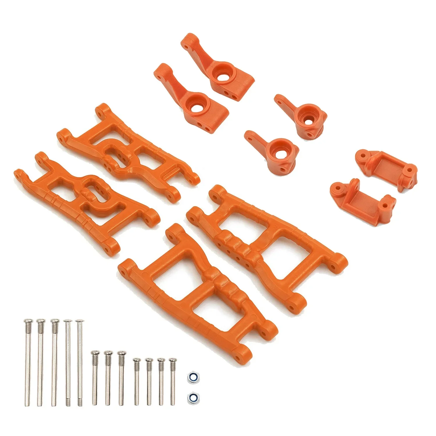 KKRC Nylon Front and Rear Suspension Arm Steering Block Stub Axle Carrier for Traxxas Slash 2WD VXL RC Car Upgrade Parts Accesso