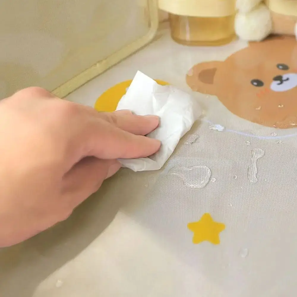 Multifunction Cartoon Baby Car Seat Tray Bear Rabbit Kids Toy Holder Desk Ox Cloth PVC Car Tray Table Car Stand Organizer