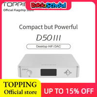 New product TOPPING D50 III Desktop HiFi DAC Double ES9039Q2M PCM768 DSD512 With Remote Control D50 III Decoder