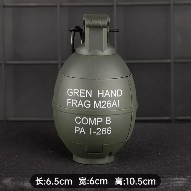 2 قطعة كرة ماء جل M26A1 قنبلة يدوية حلقة سحب عملية قنبلة كرات الطلاء مقاومة للسقوط إعادة الملء قنبلة يدوية دخان ملحقات لعبة #1