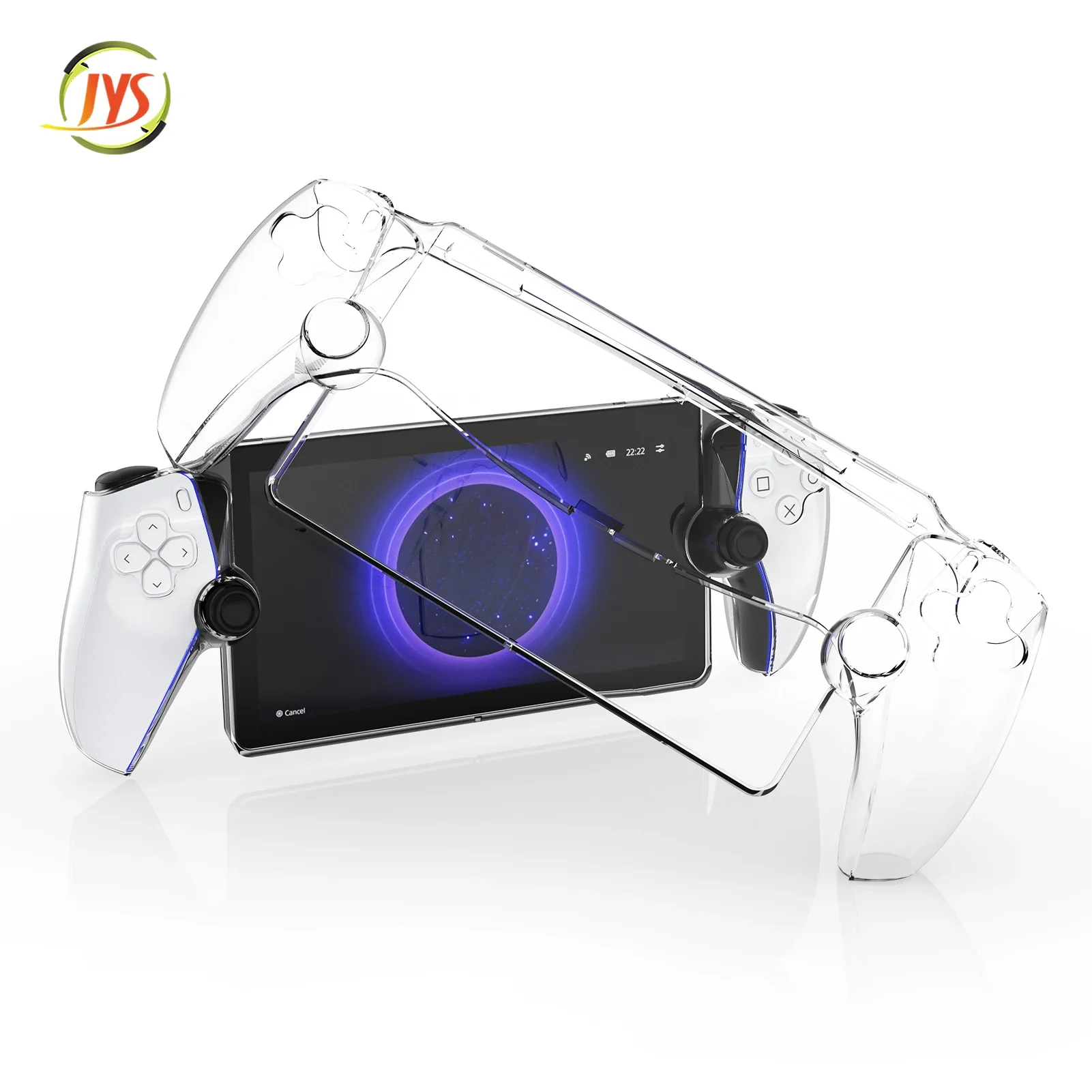 for PS5 Portal Crystal protective hard case for PS5 new handheld crystal case transparent PC protective sleeve split type cover