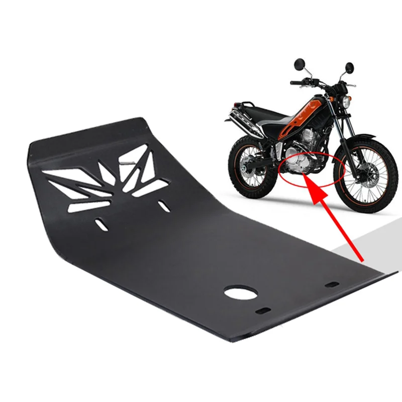 

AEE5-Motorcycle Skid Plate Engine Guard Chassis Protection Cover Belly Pan For Yamaha Tricker XG250 Serow XT250