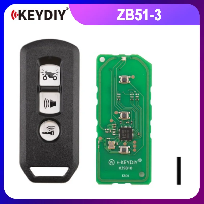 KEYDIY KD ZB51 Universal Motorcycle Key Support 46 47 48 49 4A 5A 5C for Honda Motorcycle for KD-X2 KD MAX KD-X4