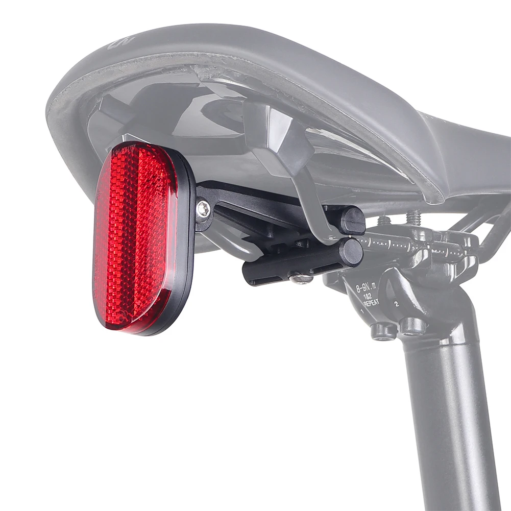 

Adjustable Bicycle Taillight Bracket with Reflective Features Compatible with forAirTag for Enhanced Safety and Bicycle Tracking