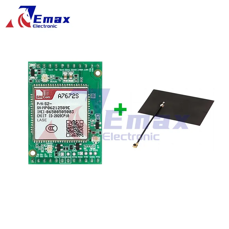 SIMCOM A7672S-LASE Core Board A7672S-LASE Development Board LTE CAT1 + 4G + 2G + เสียงไม่รองรับ GPS