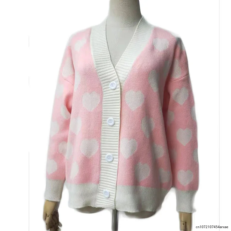 

2023 Spring Knitted Cardigan Sweater With Button Casual Long Sleeve Open Stitch Cardigans Outwear Warm Knitwear Coats Women