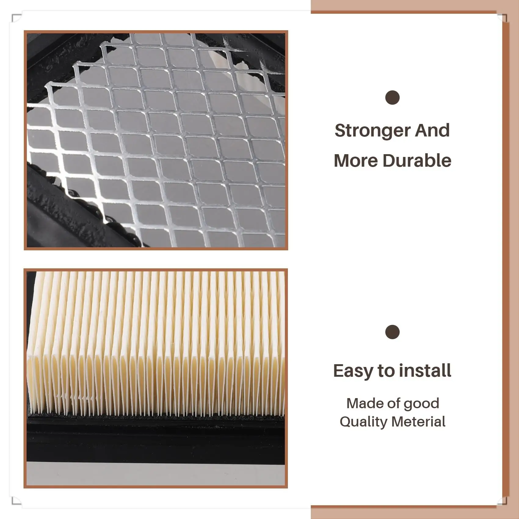 72368G01 Golf Cart Air Filter Replace For EZGO 4 Cycle 295Cc 350Cc Golf Cart 1992-2006