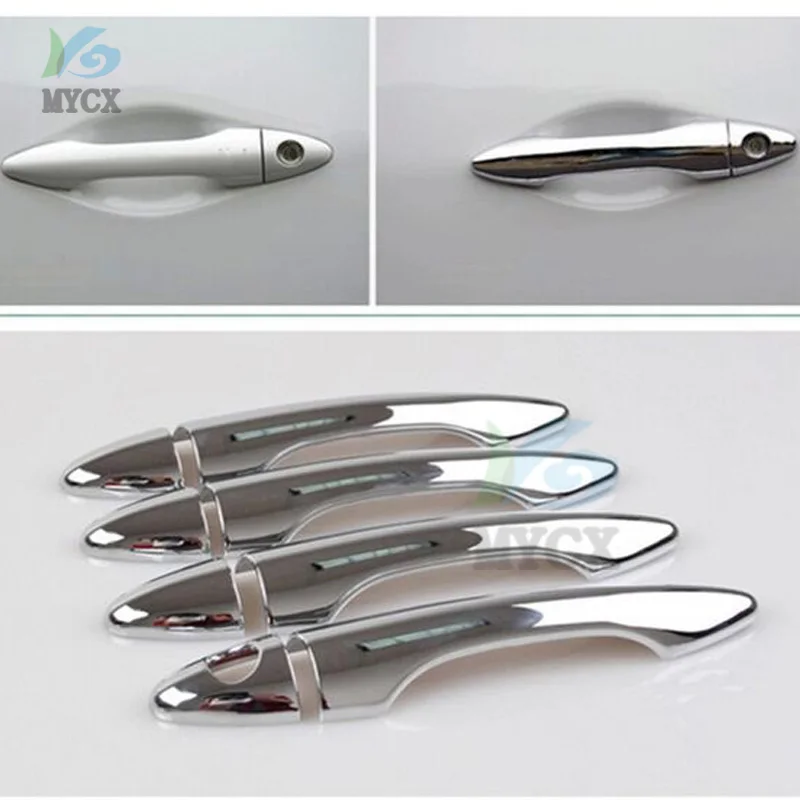 

New Chrome Car Door Handle Cover Trim For Hyundai IX35 Tucson 2009- 2011 2012 2013 2014