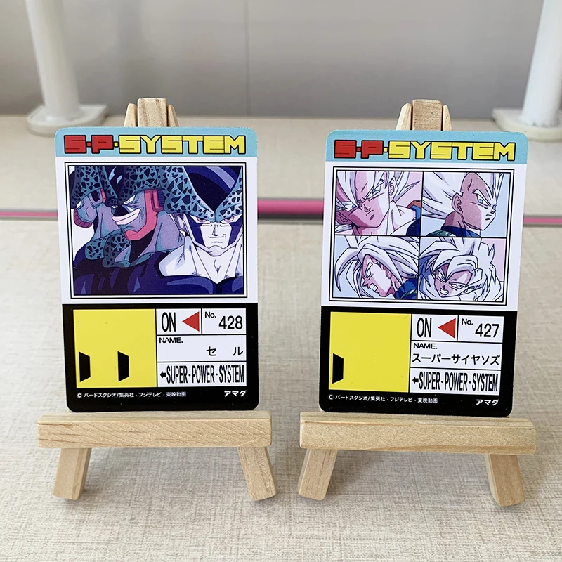 2 قطعة/المجموعة 59X86 مللي متر Diy لعبة دراغون بول Pp20 فيغيتا Iv خلية جمع بطاقة نسخة نسخة الكلاسيكية شبكة فلاش أنيمي بطاقة هدية #3