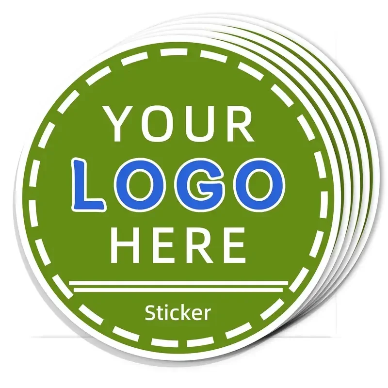 

500 custom stickers for logo/text/photo personalization. Custom shapes, sizes, designs. Great bulk adhesive labels for weddings,